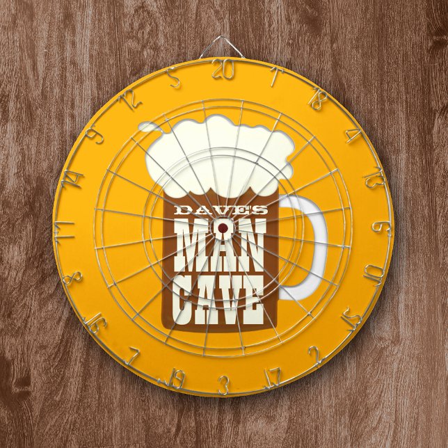 Funny Custom Man Cave Beer Tasse Dartscheibe (Von Creator hochgeladen)