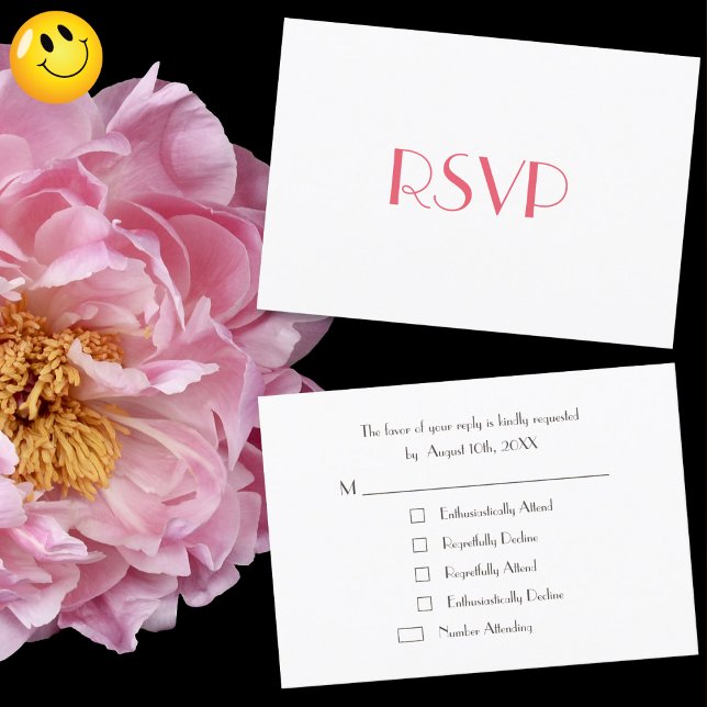 Funny Custom Party UAWG Reply Spaß Einladungskarte (Funny Custom Party RSVP Reply Fun Invitation Card)