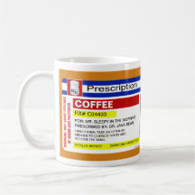 Funny Custom Personalisiert Prescription Kaffee Ta