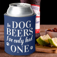Funny Custom Pet Foto in Hunde Bier hatte ich eine