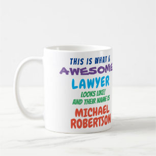 Funny Custom Phantastisch Lawyer Geschenk Tasse