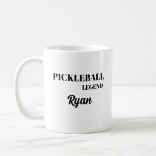 Funny Custom Pickleball Legend Name Geschenk Kaffeetasse