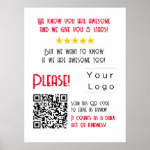 Funny Custom QR Code Business Logo Review einzigar