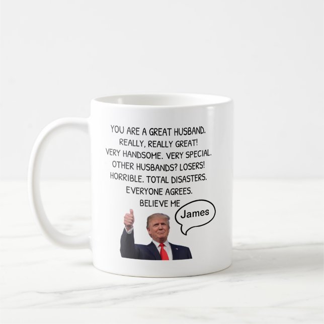 Funny Custom Tasse für Husband Ideen von Ehefrau I (Links)