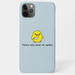 Funny Custom Text Yellow Duck Black Case-Mate iPhone Hülle