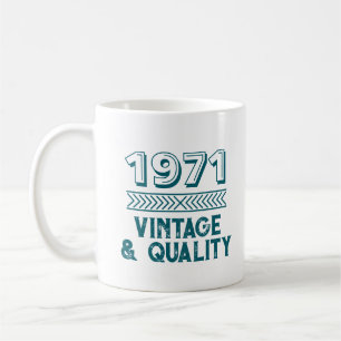 Funny Custom Year Vintag und Qualität Cool Kaffeetasse