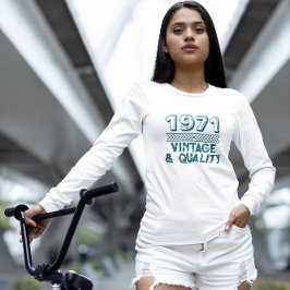 Funny Custom Year Vintag und Qualität Cool Tri-Blend Shirt