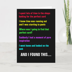 Funny Customizable Greeting Card Karte