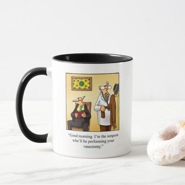 Funny Customizable Medical Spaß Tasse (Mit Donut)