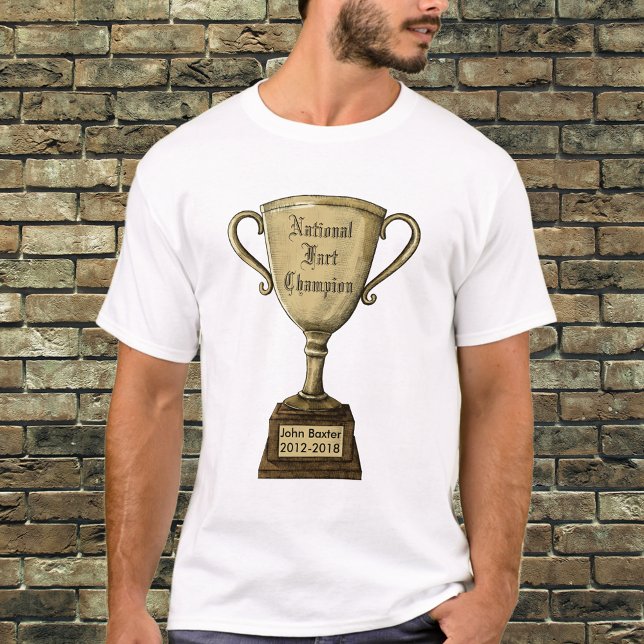 Funny Customizable Trophy Award T-Shirt (Von Creator hochgeladen)