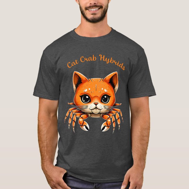 Funny Cute Cat Crab Creature Tee for AnimalT-Shirt (Vorderseite)