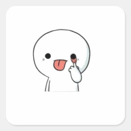 Funny Cute Chibi Character Sticker