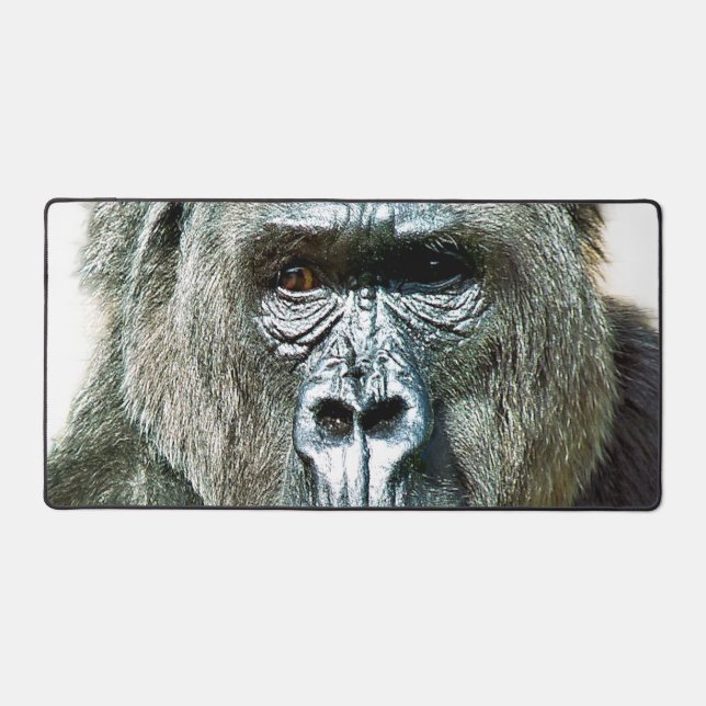 FUNNY CUTE GORILLA SCHREIBTISCHUNTERLAGE (Vorderseite)
