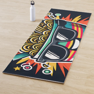 Funny Cute Noodle Cartoon Ramen Bowl Yogamatte