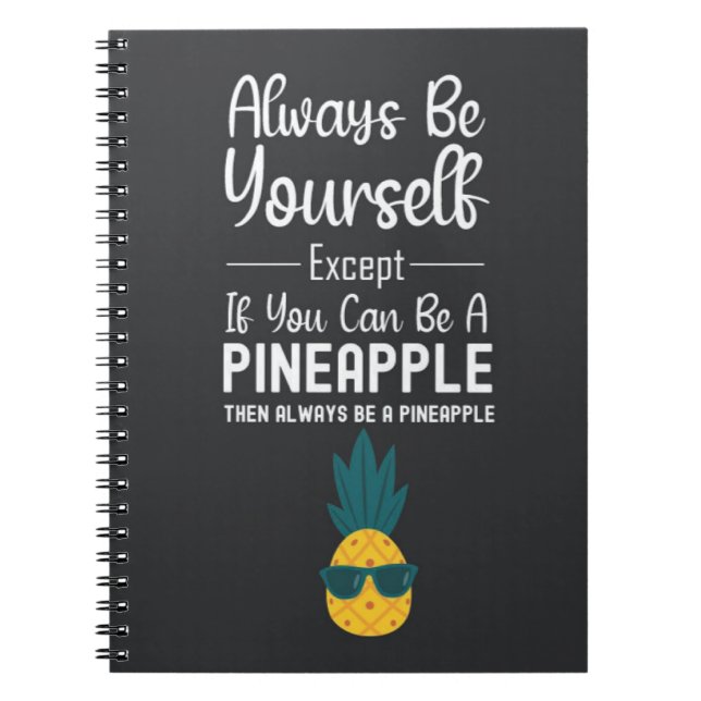 Funny Cute Pineapple Gifts Fruit Humor Humorous Notizblock (Vorderseite)