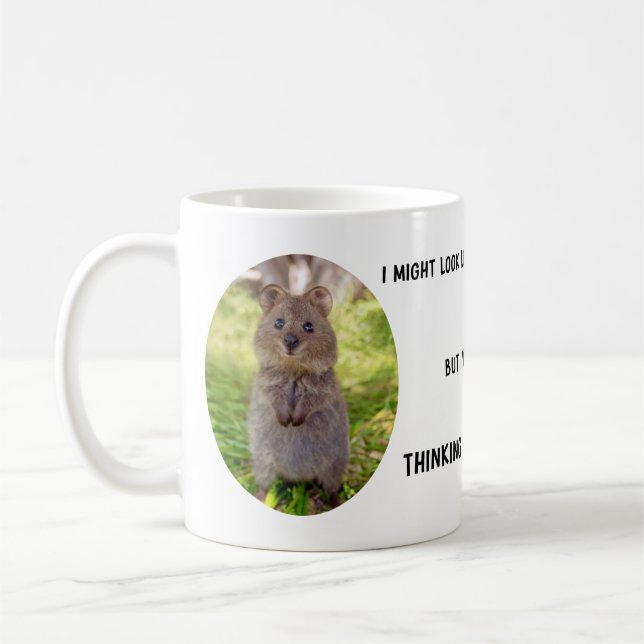 Funny Cute Quokka Australia Mug Kaffeetasse (Links)