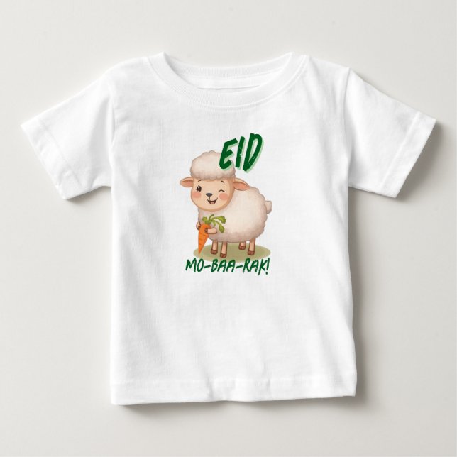 Funny cute Sheep Eid Adha funny Baby Clothes  T-shirt (Vorderseite)