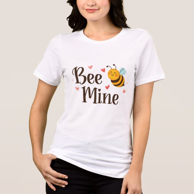 Funny & Cute Valentine’s Day Gift Tri-Blend Shirt (Vorderseite)