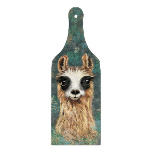 Funny Cutting Board mit dem kuriosen Llama Schneidebrett
