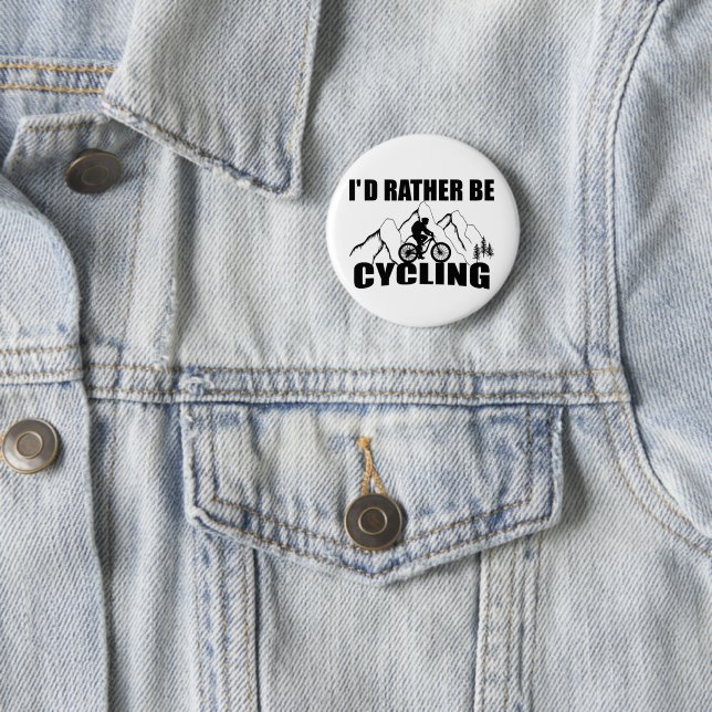 Funny Cycle Zitat Button (Beispiel)