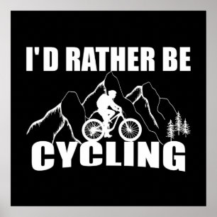 Funny Cycle Zitat Poster