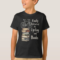 Funny Cycling and Books Lover Zitat