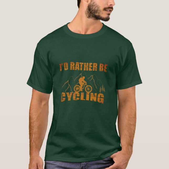Funny Cycling Quotes T-Shirt (Vorderseite)