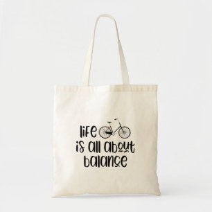 Funny Cycling Slogan Tote Bag Tragetasche