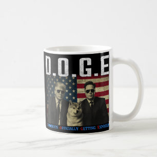 Funny D.o.g.e Doge Demokraten offiziell bekommen E Kaffeetasse
