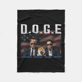 Funny D.o.g.e Doge Demokraten offiziell bekommen Fleecedecke