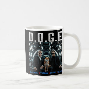 Funny D.o.g.e Doge Demokraten offiziell bekommen Kaffeetasse