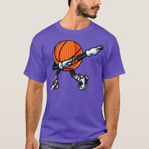 Funny Dabbing Basketball Tanz mit Schuhen Maskottc T-Shirt