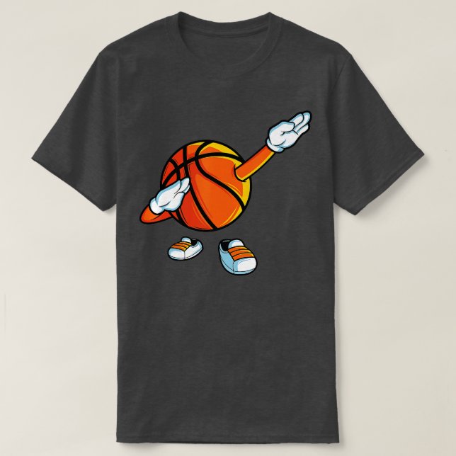 Funny Dabbing Basketball Tanzball Ball Game In Sho T-Shirt (Design vorne)