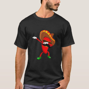 Funny Dabbing Chili Mexicanisches Pepper Dab Gesch T-Shirt