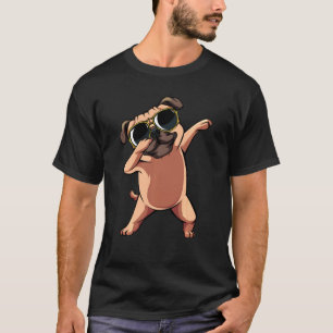 Funny Dabbing Dab Mops Hunde Tiere Tanz Tier Welpe T-Shirt