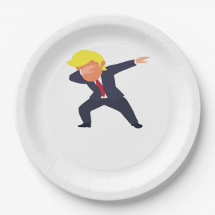 Funny Dabbing Design Classic Pappteller