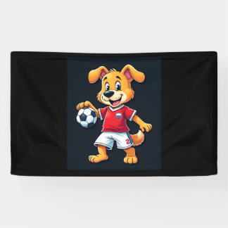 Funny Dabbing Dog Russland Fußball Jersey Russisch Banner