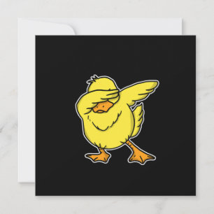 Funny Dabbing Duck Dab Aquatic Bird Lover Geschenk Einladung