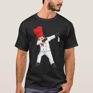 Funny Dabbing Hibachi Koch Koch Kostüme Männer Fra T-Shirt