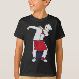 Funny Dabbing Hibachi Koch Niedlicher Leiter Koch T-Shirt