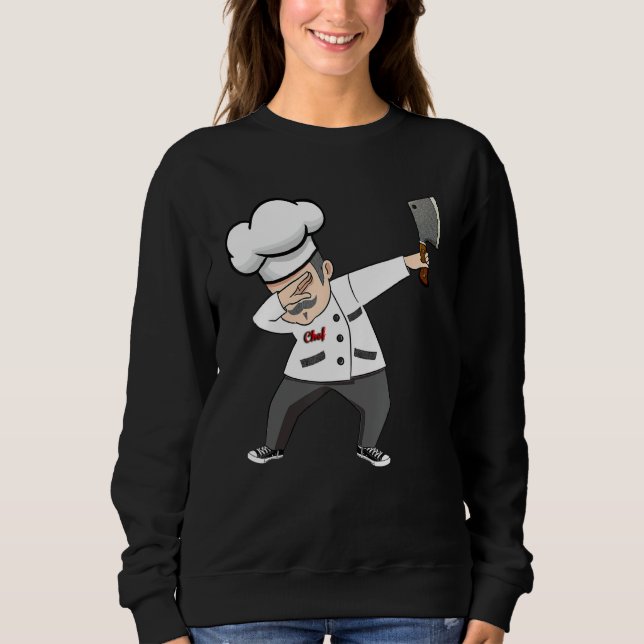 Funny Dabbing Koch TShirt Dab Koch Vater Geschenk  (Vorderseite)