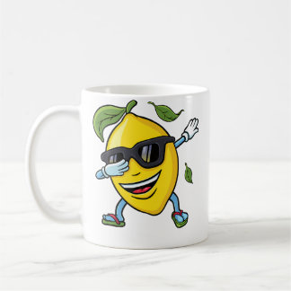 Funny Dabbing Lemon Summer Camp Vacation Beach Men Kaffeetasse
