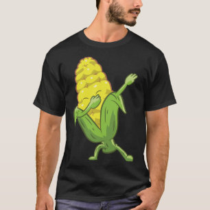 Funny Dabbing Mais Niedlich Dancing Mais Bauer T-Shirt