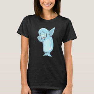 Funny Dabbing Manatee tanzende Sea Cow Geschenk T-Shirt