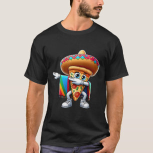 Funny Dabbing Mexikos Pizza Dance Food Lover Gradu T-Shirt