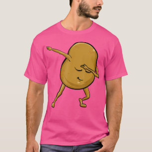 Funny Dabbing Potato Geschenk Coole Tanzgespinste T-Shirt