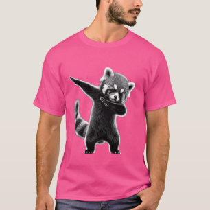 Funny Dabbing Red Panda Lover Dab Safari Zoe Keepe T-Shirt