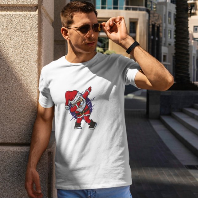 Funny Dabbing Santa Claus T-Shirt (Von Creator hochgeladen)