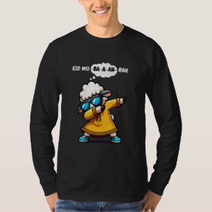 Funny Dabbing Schaf Eid Mu-ba-a-ah-rak Eid al Adha T-Shirt