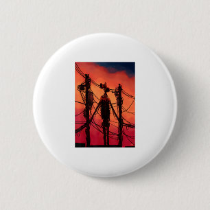 Funny dabbing Siren Head Vintages meme c Button